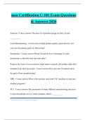 saca Certification C-101 Exam Questions & Answers 2026