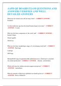 AAPD QE BOARD EXAM QUESTIONS AND ANSWERS VERIFIED AND WELL DETAILED ANSWERS 