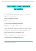 Geri &lpar;Exam 2&rpar; EXAM Questions & Answers 2026
