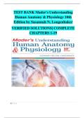 Mader&rsquo;s Understanding Human Anatomy & Physiology &ndash; 10th Edition &lpar;Susannah N&period; Longenbaker&rpar; &ndash; Complete Test Bank with Verified Solutions