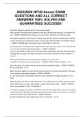 2025-2026 NFHS Soccer EXAM QUESTIONS AND ALL CORRECT ANSWERS 100&percnt;- SOLVED AND GUARANTEED SUCCESS