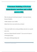 3 Statement Modeling &lpar;CFI&rpar; Exam comprehensive questions and verified answers 2026