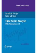 Solutions Manual &ndash; Time Series Analysis With Applications in R &lpar;2nd Ed&rpar; by Cryer & Chan