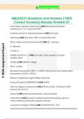 MB&lpar;ASCP&rpar; Questions and Answers &lpar;100&percnt;  Correct Answers&rpar; Already Graded A&plus;