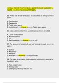 NY REAL ESTATE PRACTICE EXAM QUESTIONS AND ANSWERS A&plus;  SCORE SOLUTION REVIEW LATEST 25&sol;26