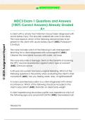 MDC3 Exam 1 Questions and Answers  &lpar;100&percnt; Correct Answers&rpar; Already Graded  A&plus;