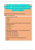 RIO BIO 156 EXAM 1 QUESTIONS AND  ANSWERS &ndash; SOLVED 100&percnt; CORRECT &lpar;LATEST  UPDATE 2025&rpar; &vert;&vert; 100&percnt; GUARANTEED PASS  <RECENT VERSION> 