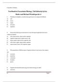 Test Bank - Essentials of Biology&comma; 7th Edition by Mader and Windelspecht&comma; All 32 Chapters Covered&comma; Verified Latest Edition