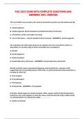 P&G CE21 EXAM WITH COMPLETE QUESTIONS AND ANSWERS 100&percnt; VERIFIED 