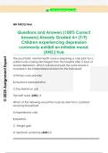 MH PMCQ Final  Questions and Answers &lpar;100&percnt; Correct  Answers&rpar; Already Graded A&plus;