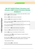 MH KEY THINGS EXAM 2 Questions and  Answers &lpar;100&percnt; Correct Answers&rpar; Already  Graded A&plus;