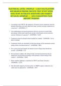 Electrical Level 3 Module 1 Load Calculations  and Branch Feeder Circuits Test STUDY GUIDE  2025&sol;2026 ACCURATE QUESTIONS AND CORRECT  DETAILED ANSWERS &vert;&vert; 100&percnt; GUARANTEED PASS  <RECENT VERSION> 
