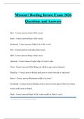 Missouri Boating license Exam 2026 Questions and Answers