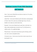 Optician License Exam 2026 Questions and Answers