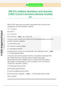 MN 576 midterm Questions and Answers  &lpar;100&percnt; Correct Answers&rpar; Already Graded  A&plus;
