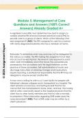 Module 5&colon; Management of Care  Questions and Answers &lpar;100&percnt; Correct  Answers&rpar; Already Graded A&plus; 