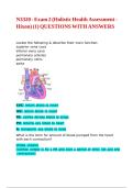 N3320 - Exam 2 &lpar;Holistic Health Assessment - Hixon&rpar; &lpar;1&rpar; QUESTIONS WITH ANSWERS&comma;