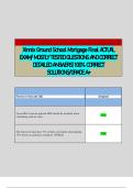 Xinnix Ground School Mortgage Final ACTUAL EXAM&sol; MOSTLY TESTED QUESTIONS AND CORRECT DETAILED ANSWERS&vert; 100&percnt; CORRECT SOLUTIONS&sol;GRADE A&plus;
