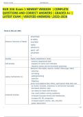 NUR 356 Exam 1 NEWEST VERSION  &vert; COMPLETE  QUESTIONS AND CORRECT ANSWERS &vert; GRADED A&plus; &vert;  LATEST EXAM &vert; VERIFIED ANSWERS 2025-2026 