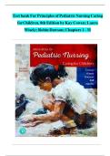 Principles of Pediatric Nursing: Caring for Children, 8th Edition Test Bank