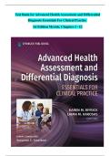 Test Bank for Advanced Health Assessment and Differential Diagnosis&colon; Essentials for Clinical Practice&comma; 1st Edition