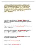 ANCC ADULT GERONTOLOGY ACUTE CARE LATEST EXAM 2025 WITH QUESTIONS AND DETAILED ANSWERS WITH RATIONALES &lpar;VERIFIED ANSWERS&rpar; ALREADY GRADED A&plus; AND 100&percnt; GUARANTEE PASS &lpar;JUST RELEASED&excl;&excl;&excl;&excl;&excl;&rpar;