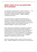EJPME- US001-03 Pre Test QUESTIONS WITH ANSWERS