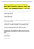 EMT Trauma Exam Package Deal New&excl;&excl;