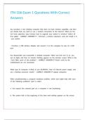 ITN 106 Exam 1 Questions With Correct Answers