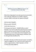 PMHNP &lpar;ANCC PMHNP&rpar; &vert;QUESTIONS & ANSWERS&vert; already graded A&plus; &lpar;COMPLETE BUNDLE&rpar; UPDATED 2025 &vert; 2026