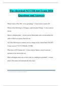 The electrical NCCER test Exam 2026 Questions and Answers