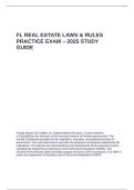 FL REAL ESTATE LAWS & RULES PRACTICE EXAM &ndash; 2025 STUDY GUIDE