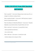UGBA 135 FINAL Exam 2026 Questions and Answers