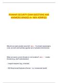 Ryanair Security Exam &vert; Questions and Answers &vert; Verified A&plus; Training and Assessment Guide