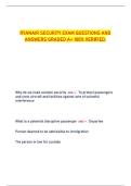 Ryanair Security Exam &vert; Questions and Answers &vert; Verified A&plus; Aviation Training Guide