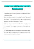 Capsim Exam 2026 Questions with 100&percnt; Correct Answers