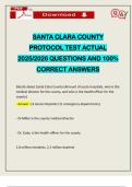 PACKAGE DEAL&colon;&colon; SANTA CLARA COUNTY PROTOCOLS&comma; EMS EXAMS ACTUAL 2025&sol;2026