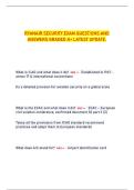 Ryanair Security Exam &vert; Latest Updated Questions and Answers &vert; A&plus; Verified Aviation Training Guide