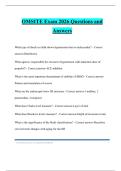 OMSITE Exam 2026 Questions and Answers