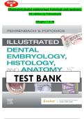 Test Bank for Illustrated Dental Embryology&comma; Histology&comma; and Anatomy 5th Edition by Fehrenbach &lpar;Chapters 1&ndash;20&rpar;