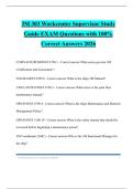 3M 303 Workcenter Supervisor Study Guide EXAM Questions with 100&percnt; Correct Answers 2026