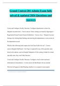 Grand Central 201 Admin Exam fully solved & updated 2026 Questions and Answers