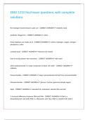 EBIO 1210 final exam questions with complete solutions