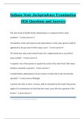 Indiana State Jurisprudence Examination 2026 Questions and Answers