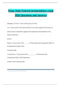 Penn&period; State Funeral jurisprudence exam 2026 Questions and Answers