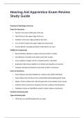 Hearing Aid Apprentice Exam Review Study Guide