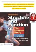 Test Bank for Memmler's Structure & Function of the Human Body&comma; Enhanced 12th Edition