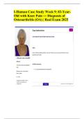 I-Human Case Study Week 9&colon; 83-Year-Old with Knee Pain &mdash; Diagnosis of Osteoarthritis &lpar;OA&rpar; &vert; Real Exam 2025