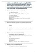 Fall Semester 2025 &ndash; Portage Learning CNSL 503&colon; Statistics for Counseling and Research Methods &vert; 200&plus; Verified Practice Questions with Correct Answers & Detailed Rationales &vert; Complete Study & Exam Prep Guide for Graduate Students