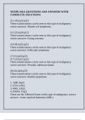 NEOPLASIA QUESTIONS AND ANSWERS WITH COMPLETE SOLUTIONS